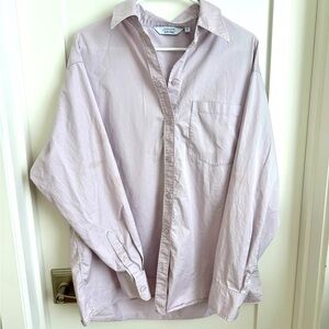 &Other Stories Light lavender oversized shirt M